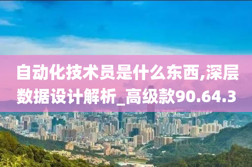 自动化技术员是什么东西,深层数据设计解析_高级款90.64.30