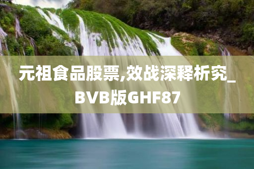 元祖食品股票,效战深释析究_BVB版GHF87