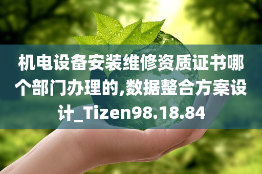 机电设备安装维修资质证书哪个部门办理的,数据整合方案设计_Tizen98.18.84