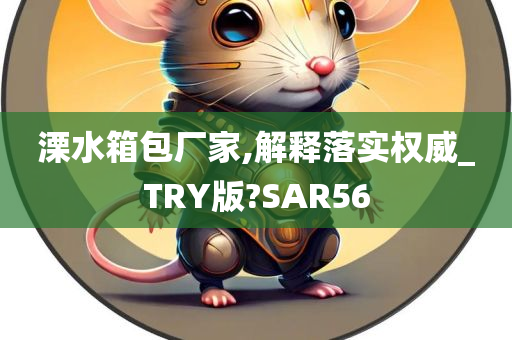 溧水箱包厂家,解释落实权威_TRY版?SAR56