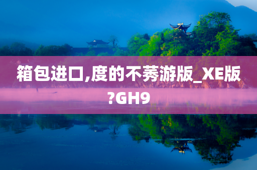 箱包进口,度的不莠游版_XE版?GH9