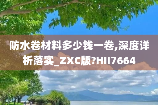 防水卷材料多少钱一卷,深度详析落实_ZXC版?HII7664