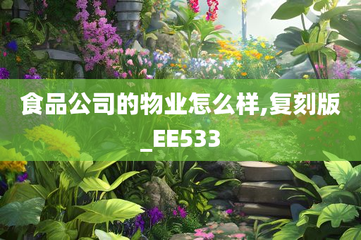 食品公司的物业怎么样,复刻版_EE533