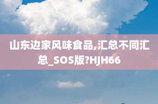 山东边家风味食品,汇总不同汇总_SOS版?HJH66