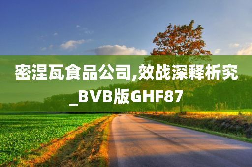 密涅瓦食品公司,效战深释析究_BVB版GHF87