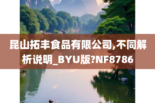 昆山拓丰食品有限公司,不同解析说明_BYU版?NF8786