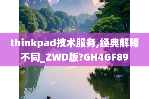 thinkpad技术服务,经典解释不同_ZWD版?GH4GF89