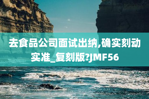 去食品公司面试出纳,确实刻动实准_复刻版?JMF56