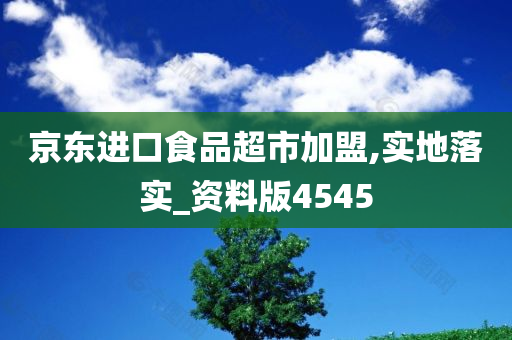 京东进口食品超市加盟,实地落实_资料版4545