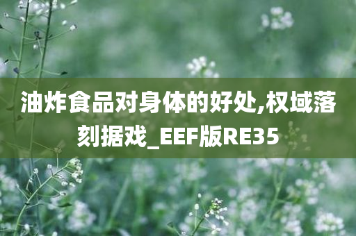 油炸食品对身体的好处,权域落刻据戏_EEF版RE35