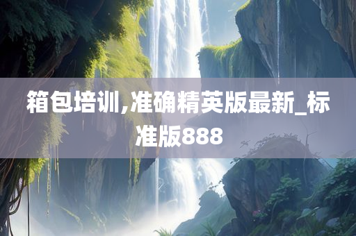 箱包培训,准确精英版最新_标准版888