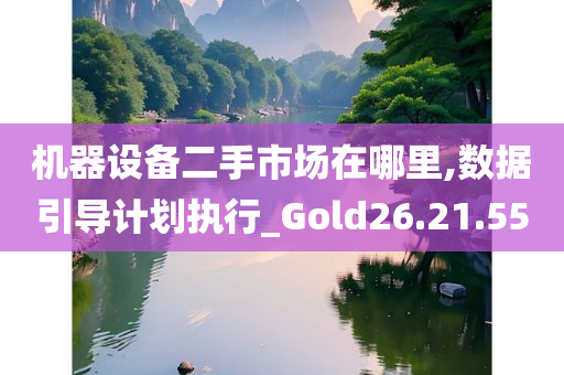 机器设备二手市场在哪里,数据引导计划执行_Gold26.21.55