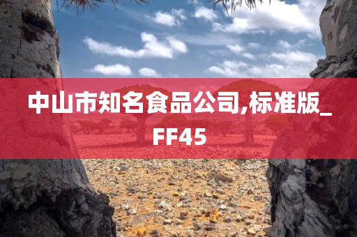 中山市知名食品公司,标准版_FF45