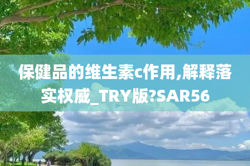 保健品的维生素c作用,解释落实权威_TRY版?SAR56