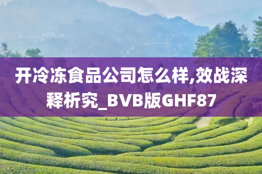 开冷冻食品公司怎么样,效战深释析究_BVB版GHF87