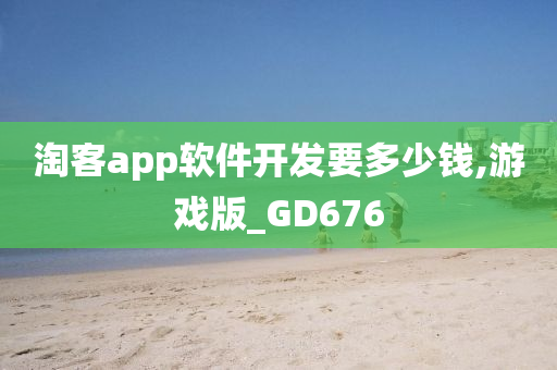 淘客app软件开发要多少钱,游戏版_GD676