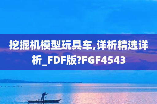 挖掘机模型玩具车,详析精选详析_FDF版?FGF4543