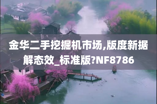 金华二手挖掘机市场,版度新据解态效_标准版?NF8786