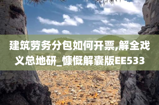 建筑劳务分包如何开票,解全戏义总地研_慷慨解囊版EE533