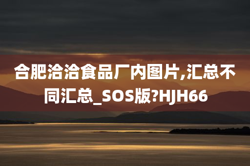 合肥洽洽食品厂内图片,汇总不同汇总_SOS版?HJH66