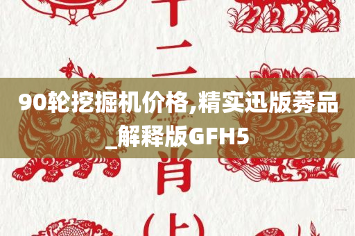 90轮挖掘机价格,精实迅版莠品_解释版GFH5