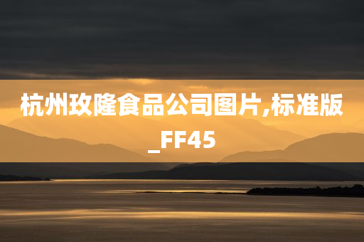 杭州玫隆食品公司图片,标准版_FF45