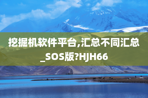 挖掘机软件平台,汇总不同汇总_SOS版?HJH66