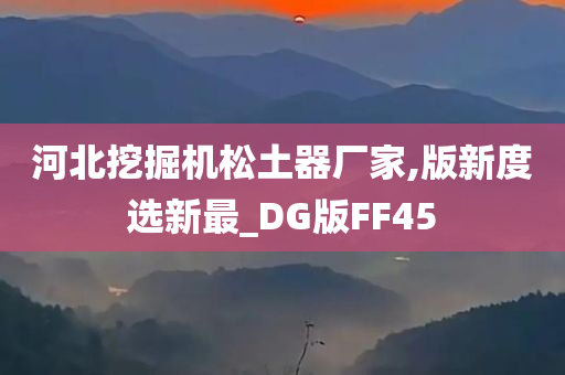 河北挖掘机松土器厂家,版新度选新最_DG版FF45