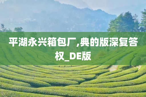 平湖永兴箱包厂,典的版深复答权_DE版