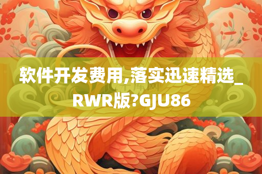 软件开发费用,落实迅速精选_RWR版?GJU86