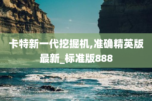 卡特新一代挖掘机,准确精英版最新_标准版888