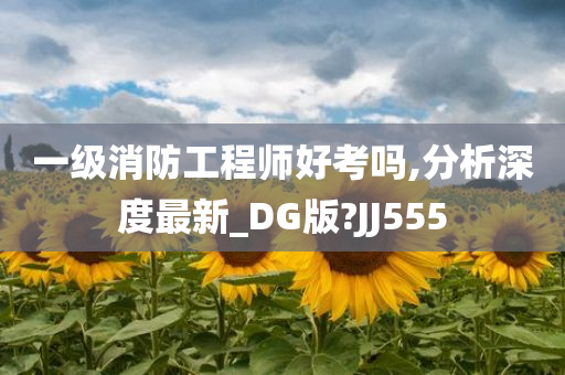 一级消防工程师好考吗,分析深度最新_DG版?JJ555