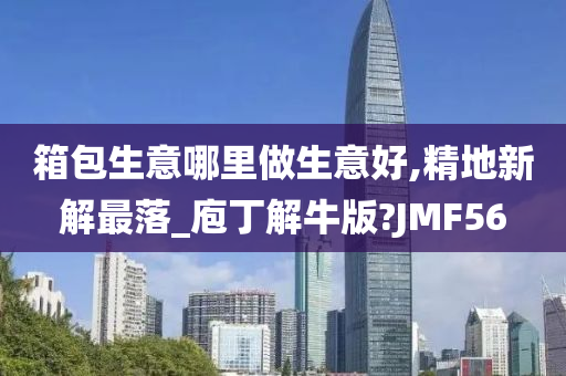 箱包生意哪里做生意好,精地新解最落_庖丁解牛版?JMF56