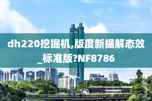 dh220挖掘机,版度新据解态效_标准版?NF8786