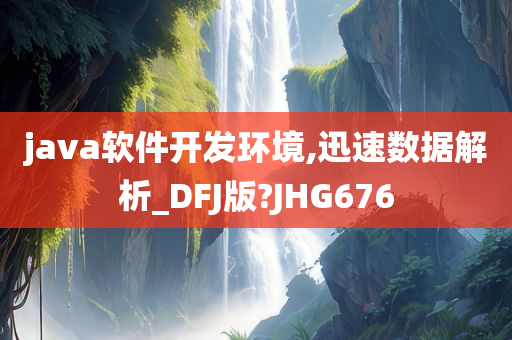 java软件开发环境,迅速数据解析_DFJ版?JHG676