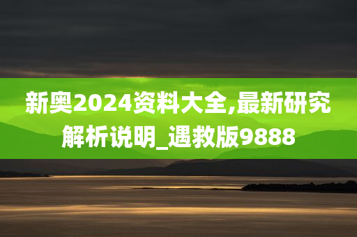 新奥2024资料大全,最新研究解析说明_遇救版9888