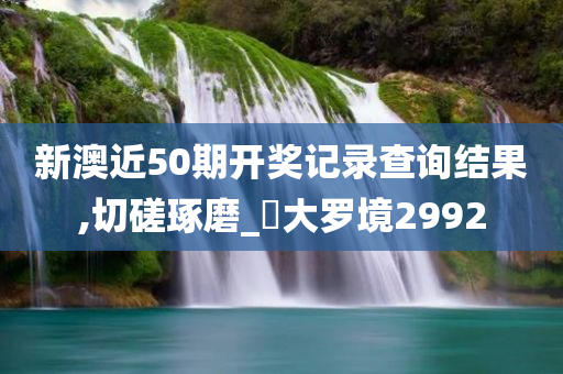 新澳近50期开奖记录查询结果,切磋琢磨_‌大罗境2992