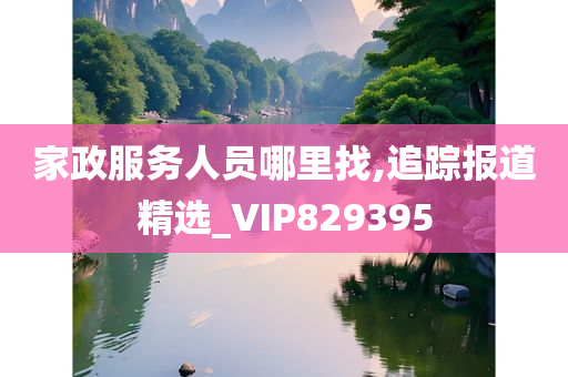 家政服务人员哪里找,追踪报道精选_VIP829395