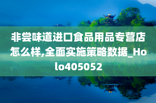 非尝味道进口食品用品专营店怎么样,全面实施策略数据_Holo405052