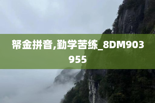 帑金拼音,勤学苦练_8DM903955