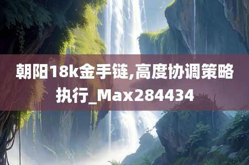 朝阳18k金手链,高度协调策略执行_Max284434