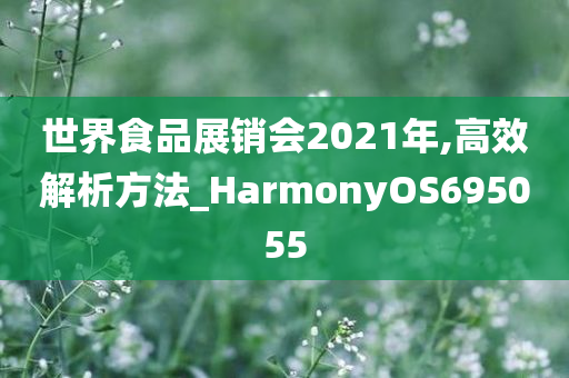 世界食品展销会2021年,高效解析方法_HarmonyOS695055