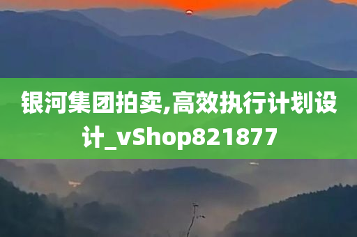 银河集团拍卖,高效执行计划设计_vShop821877