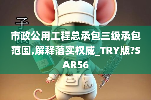 市政公用工程总承包三级承包范围,解释落实权威_TRY版?SAR56