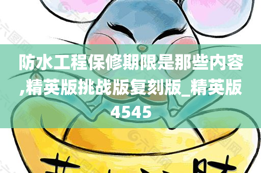 防水工程保修期限是那些内容,精英版挑战版复刻版_精英版4545