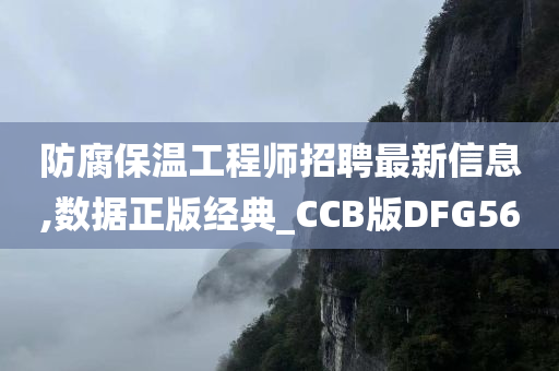 防腐保温工程师招聘最新信息,数据正版经典_CCB版DFG56