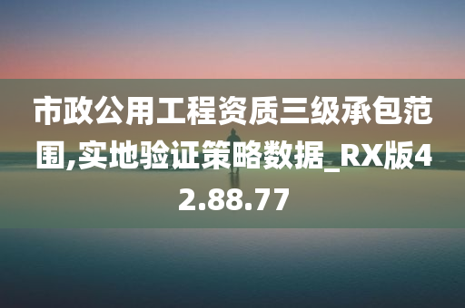 市政公用工程资质三级承包范围,实地验证策略数据_RX版42.88.77