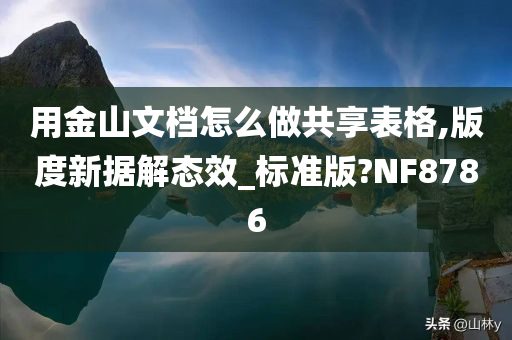 用金山文档怎么做共享表格,版度新据解态效_标准版?NF8786