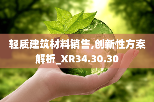 轻质建筑材料销售,创新性方案解析_XR34.30.30