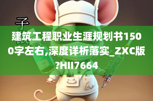 建筑工程职业生涯规划书1500字左右,深度详析落实_ZXC版?HII7664